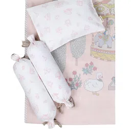 Masilo Infants Carnival Printed Cotton Mini Cot Set-image-12
