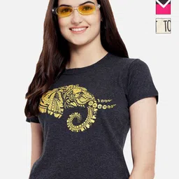 Dreambe Women Typography Printed T-shirt-picture-31