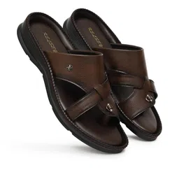 Kelsey Men Comfort Brown Sandals-image-6