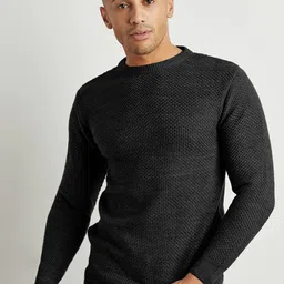 Campus Sutra Men Ribbed Pullover-picture-16