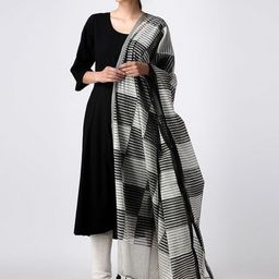 Banana Labs Striped Cotton Dupatta-picture-27