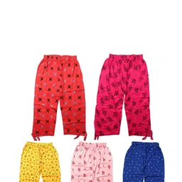 Super Clothing Girls Pack of 5 Printed Capris-image-57