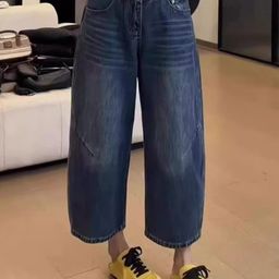 StyleCast Women Wide Leg High-Rise Dark Fade Jeans-image-73