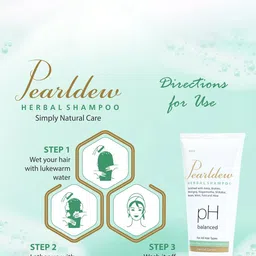 Pearldew Set Of 2 Herbal Shampoo With Amla & Neem - 100 ml Each image 5