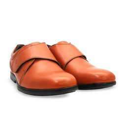 Bonicci Men Leather Formal Monk Shoes-image-85