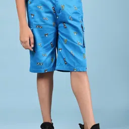 V-Mart Boys Conversational Printed Regular Shorts-8