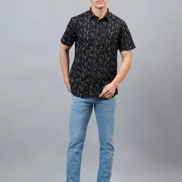 Cantabil Men Narrow Low Distress Light Fade Jeans-image-81