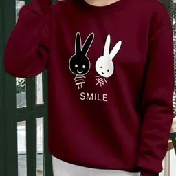 KASHIAN Women Printed Hooded Sweatshirt-picture-2