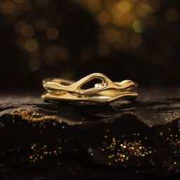 Yellow Chimes Gold-Plated Chunky Statement Style Finger Ring-20