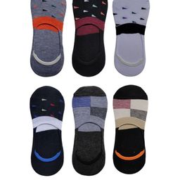 Voici Unisex Pair Of 6 No-Show Loafer Socks-image-99
