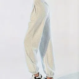 Imsa Moda Women Loose Fit High-Rise Joggers Trousers-image-24