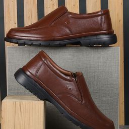 DAVINCHI Men Leather Formal Slip-Ons-image-91