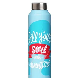 Speedex Multicoloured & Multicoloured Single Stainless Steel Printed Single Wall Vacuum Water Bottle-image-88