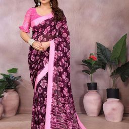 Moda Rapido Women Floral Printed Saree-picture-10