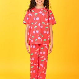 YK Girls Printed Pure Cotton Night suit-picture-46