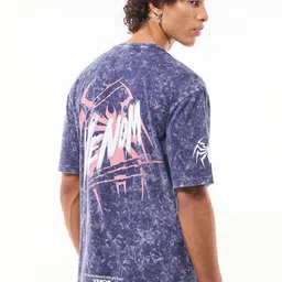 Bewakoof Men Graphic Printed Round Neck Cotton Oversized T-shirt-image-48