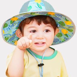 Little Surprise Box LLP Kids Printed Breathable Net Sun Hat With Adjustable Strap-23