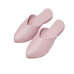 Linux Haze Women Embellished Ethnic Mules Flats-69