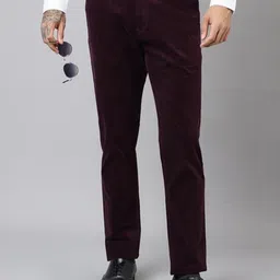 Hancock Men Original Slim Fit Easy Wash Corduroy Trousers-image-83