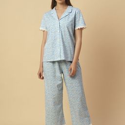Chemistry Women Printed Jersey Night suit-image-24