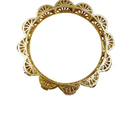 AARNAA Set Of 2 Gold-Plated Kundan Studded Bangles image 4