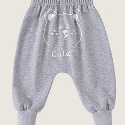 LULU & SKY Unisex Kids Tapered Fit High-Rise Joggers Trousers-image-70