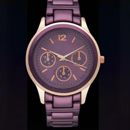 SZN Women Dial & Stainless Steel Straps Analogue Watch Lovely purpleDLSZNS-Purple-picture-37