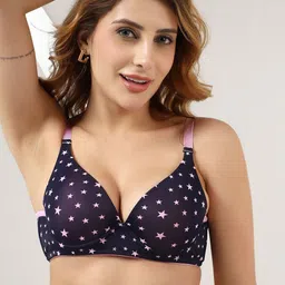 DressBerry Graphic Bra Medium Coverage Underwired Lightly Padded-30