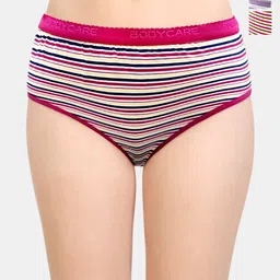 Bodycare Pack Of 3 Assorted Combed Cotton Hipster Briefs 1711-image-38