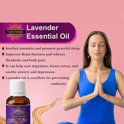 EXOTIC AROMAS Set Of 2 Lavender & Sandalwood Aroma Essential Oils - 10ml Each image 4