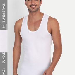 T.T. Men Desire Interlock Pure Cotton Pack Of 4 Basic Innerwear Vests-image-98