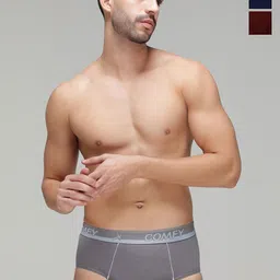 AMUL COMFY Men Pack Of 3 Cotton Basic Briefs AC-CBRIOE-SG-NY-MA-S-3PC-image-54