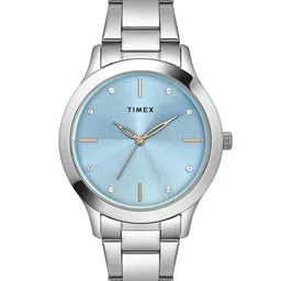 Timex Women Brass Dial & Stainless Steel Straps Analogue Watch TWEL98SMU05-picture-44