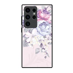 QRIOH Floral Printed Samsung Galaxy S23 Ultra 5G Back Case Mobile Accessories-image-4
