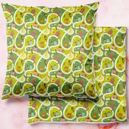 ArtzFolio Multicoloured Set of 2 Velvet Square Cushion Covers-image-92