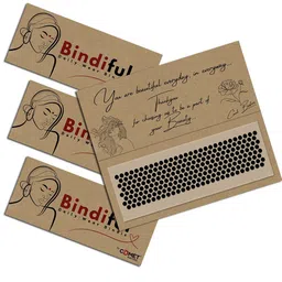 Comet Busters Bindiful Set Of 3 Traditional Bindis - Black-9