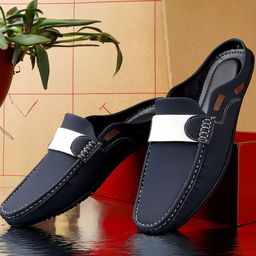 HERE&NOW Men PU Mules-picture-26