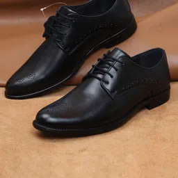 Zoom Shoes Men Leather Formal Derbys-image-97