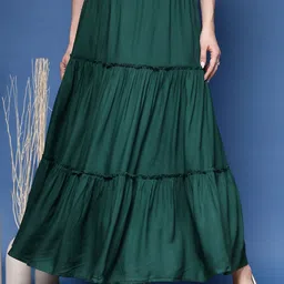DAEVISH Maxi Length Gathered Long Skirt-picture-18
