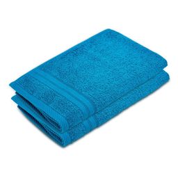 Layers Be Bold Blue 2 Pieces Pure Cotton 450 GSM Hand Towels-picture-22
