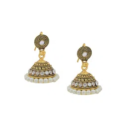 MEMOIR Classic Jhumkas Earrings-image-30