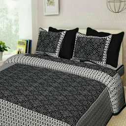 E Elma Unisex Black Bedsheets-image-74