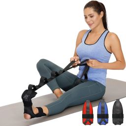 Leg Stretcher for Plantar Fasciitis, Achilles Tendinitis, Foot Drop Polyester Yoga Strap-39