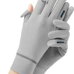 Sun Protection Gloves UPF 50 Plus Non Slip Touch Screen Gloves for Women Summer Cycling Gloves-46
