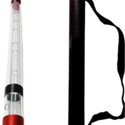 C Natural Medium & Indian Professional Acrylic Flute 19.5 inch Size Fiber Glass Flute-26