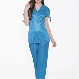 PHALIN Women Blue Night suits-image-86