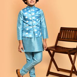 PRINTCULTR Boys Printed Regular Kurta with Pyjamas-0