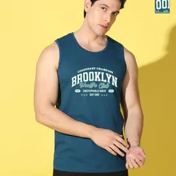 WOOSTRO Men Typography 2 Printed Applique Slim Fit T-shirt-image-98