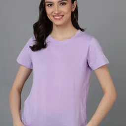 Mast & Harbour Round Neck Bio Finish Pure Cotton T-shirt-image-44