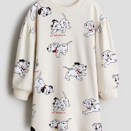 H&M Printed Sweatshirt Dress-image-0